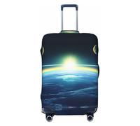 Hmbgfw Looking Up At The Earth Housse de protection pour valise de 45,7 à 81,3 cm, noir, Large