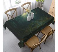 HMBGFW Nappe rectangulaire imperméable à imprimé complet, parfaite pour les fêtes, les mariages, 88,9 x 140,7 cm