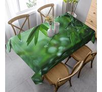 HMBGFW Nappe rectangulaire imperméable à imprimé complet, parfaite pour les fêtes, les mariages, 89 x 140 cm, motif forêt de bananes