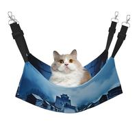 HMBGFW The Great Wall Hamac réversible à suspendre pour chat - Doux et respirant - Avec lit double face suspendu pour petits chiens et lapins