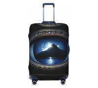 Hmbgfw The Peak In Blue Eyes Housse de protection pour valise de 45,7 à 81,3 cm, noir, Medium
