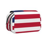 HMBGFW Trousse à crayons de grande capacité avec motif drapeau du Libéria - Grande capacité de rangement