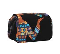 HMBGFW Trousse à crayons de grande capacité avec motif Maya et poisson antique