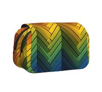 HMBGFW Trousse rectangulaire de grande capacité pour crayons de bureau - Grande capacité de rangement