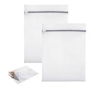 HMCEY 2 PCS Sac à Linge pour Machine à Laver 60x80 CM,Filet de Lavage Sous Vetement,Laundry Bag Net,Sac de Linge Sale Voyage avec Fermeture Éclair,Filet Chaussure Machine à Laver,Sacs Vetement Sale