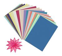 HMCEY 20 Feuilles Papier Transparent Couleur 29.7 X 21 cm,Cartonné A4 Papier Loisir Creatif,Papiers Calque Imprimable,Bricolage Papiers Calligraphie,Paper Transparency pour Scrapbooking-20 Couleurs