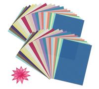 HMCEY 40 Feuilles Papier Transparent Couleur 29.7 X 21 cm,Cartonné A4 Papier Loisir Creatif,Papiers Calque Imprimable,Bricolage Papiers Calligraphie,Paper Transparency pour Scrapbooking-20 Couleurs