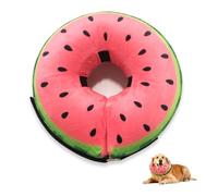 HMCEY Collerette Gonflable Chien,Collerette Chien Anti Lechage Souple,Collier Protection Chiens Avec Réglable Snap,Collier de Récupération pour Chiens,Colerette Lune Réglable,Boudin Gonflable Chat - S