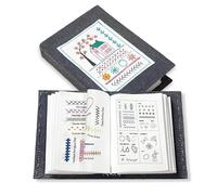 HMCEY Livre de Broderie pour Débutant,Stitch Book Broderie,Embroidery Book Portables,Livre de Points de Broderies,Carnet de Broderies Diy,Livres a Broder Enfant Adultes pour Amateurs,Faits Main