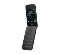 HMD 2660 Flip Téléphone Portable à Clapet avec Écran LCD, Connectivité LTE, Système Android, Nano SIM, Noir