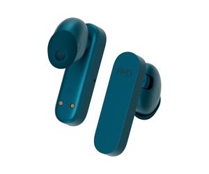 HMD Amped Buds Cyan : Casque sans Fil Bluetooth 5.4, IP54/IPX4, Réduction de Bruit Active, 6 Microphones, Autonomie 95h avec Boîtier, USB Type-C