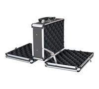 HMF 14411-02 Valise pour Deux Pistolets en Aluminium | Double Face | 31 x 26 x 15 cm | Noir