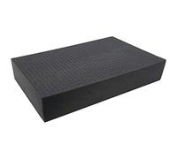 HMF 1456-100 Mousse prédécoupée Cube | 345 x 550 mm | Double-Size | Garniture de Valise | Tabletop | Hauteur: 100 mm