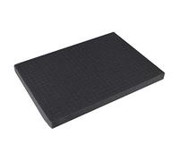 HMF 1458-25 Mousse prédécoupée, cube de mousse, 345 x 275 mm, garniture de valise, Tabletop, hauteur: 25 mm