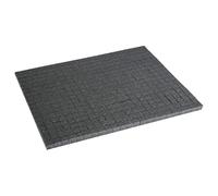 HMF 1458G-10 Mousse prédécoupée, cube de mousse, 345 x 275 mm, garniture de valise, Tabletop, sans cadre, hauteur: 10 mm
