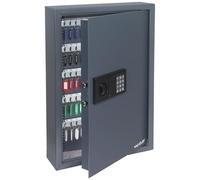 HMF 2100-11 Armoire a Clés avec Serrure Électronique | 108 Crochets | 66,5 x 43 x 13 cm | Anthracite