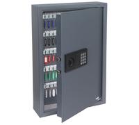 HMF 2100-11 Coffre-fort à clés 108 crochets, armoire à clés, coffre-fort, 66,5 x 43 x 13 cm, anthracite