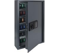 HMF 2133-11 Coffre-fort à clés 133 crochets, armoire à clés, 66,5 x 43 x 13 cm, anthracite