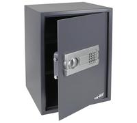 HMF 4612512 Coffre-fort, coffre-fort à poser avec serrure électronique, 50 x 35 x 31 cm, anthracite
