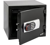 HMF 46161 Coffre-fort ignifuge 60 minutes avec serrure à combinaison, 41,2 x 35,5 x 36,3 cm