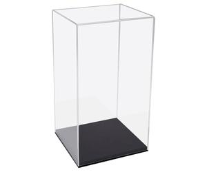 HMF 46812 Vitrine en Acrylique pour Voitures Miniatures, Figurines | 20 x 20 x 38 cm | Transparent