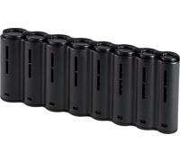 HMF 48820-02 Trieur de pièces Euro, 20,5 cm, pour porte-monnaie de serveur, noir