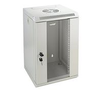 HMF 63309-07 Baie Serveur 10 Pouces, 9U, Armoire Réseau, Rack Server, 10", 31,2 x 30 x 48,3 cm, Entièrement Monté, Gris Clair