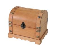 HMF 6414-51 Tirelire en bois Euro fente Coffre au trésor Namibie, 23,5 x 18 x 20 cm