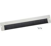 HMF 66429-07 Passe-câbles avec brosse pour armoire de serveur 19 pouces, extérieur, gris clair