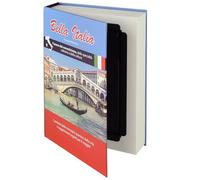 HMF 80935 Livre coffre-fort, caisse à monnaie camouflée, pages de papier originales, Bella Italia, 23 x 15 x 4 cm, Inscriptions en Italien