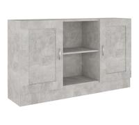HMF© Bahut bas Décor Buffet De Cuisine - Buffet Décor Gris béton 120x30,5x70 cm Aggloméré 62861