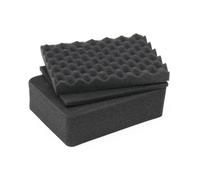 HMF ODR100 Garnitures de valise avec mousse prédécoupée pour valises photo Outdoor, set de 3, 24 x 18 cm
