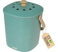 HMF poubelledurable 3780 cuisine, poubelle à compost anti-odeur avec couvercle, 3 litres, vert