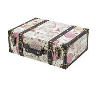HMF VKO105 Valise en Bois Vintage | 38 x 26 x 13 cm | Grand | Décoration baroque