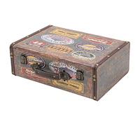 HMF VKO107 Valise en Bois Vintage | 38 x 26 x 13 cm | Grand |Décoration du Garage