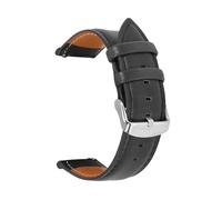 HMFANG 22 Mm 20 Mm 18 Mm Bracelet De Montre À Dégagement Rapide Bracelet De Montre Noir Rouge Marron For Hommes Femmes Compatible Avec Fossile(Black,22mm)