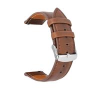 HMFANG 22 Mm 20 Mm 18 Mm Bracelet De Montre À Dégagement Rapide Bracelet De Montre Noir Rouge Marron For Hommes Femmes Compatible Avec Fossile(Dark Brown,20mm)