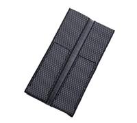 HMFANG 22mm 24mm Bracelet en Nylon Souple en Caoutchouc Accessoires De Bracelet De Montre Compatibles avec Le Bracelet Breitling(Grey Black Side_22MM with Logo_Without Buckle)