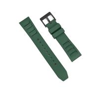 HMFang Bracelet De Montre En Caoutchouc Fluoré De Qualité 20mm 22mm, Compatible Avec Les Bracelets De Montre Richard Mille, Bracelet De Plongée, Ceinture De Poignet À Dégagement Rapide(Green 2,22mm)