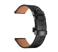 HMFANG Bracelet de montre en cuir de 22 mm à dégagement rapide, compatible avec les accessoires de montre connectée Vivoactive 4S/Move 3S/Active S/Rey(Brown,For Captain Marvel)