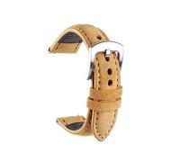 HMFANG Bracelet de montre en daim fait main vintage 18 mm, 19 mm, 20 mm, 22 mm, gris marron, 19mm, Acétate, Pas de gemme