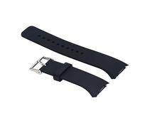 HMFANG Bracelet de montre en silicone compatible avec Galaxy Gear S2 R720 R730 Bracelet de rechange for montre de sport 14 couleurs compatibles avec le choix(Black)