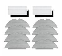 HMHAMA Kits de rechange pour aspirateur robot Eufy RoboVac L35, 2 filtres HEPA + 8 serpillères