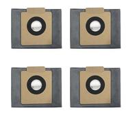 HMHAMA Lot de 4 sacs à poussière non tissés de rechange pour aspirateur Eufy X8 PRO/X10 PRO Omni Robot Aspirateur Station auto-vide, sacs jetables de grande capacité