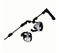 HMHAMA Support magnétique pour manette VR compatible avec PS VR2, stabilisateur de jeu avec poignée, augmente l'expérience de tir, accessoires de poignée VR