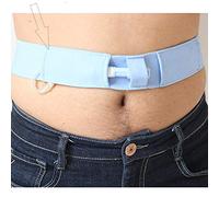 HMHM G-Tube Porte-Drainage Ceinture pour Tubes d'alimentation Ceinture de dialyse péritonéale Ceinture Dispositif de Fixation ，Réglable ，BleuL 85cm-115cm