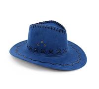 HMILYDYK Chapeau de Cow-Boy en Daim Chapeau de Cow-Boy à Large Bord Chapeau de Cow-Boy Western Chapeau de Cow-Boy Authentique Chapeau de Pistolero Chapeau de Cow-Boy en Feutre pour Hommes Femmes