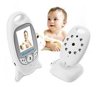 HMILYDYK Moniteur de bébé audio vidéo avec écran LCD couleur 5,1 cm - Caméra de sécurité numérique sans fil avec vision nocturne, surveillance de la température et système de communication