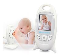 HMILYDYK Moniteur vidéo pour bébé sans fil 5,1 cm écran couleur numérique avec caméra de sécurité, moniteur bébé 2 voies, musique, vision nocturne et surveillance de la température