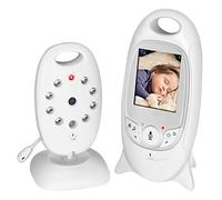 HMILYDYK Moniteur vidéo sans fil pour bébé Écran LCD 2" avec appareil photo numérique, vision nocturne, double discussion, berceuses et batterie haute capacité